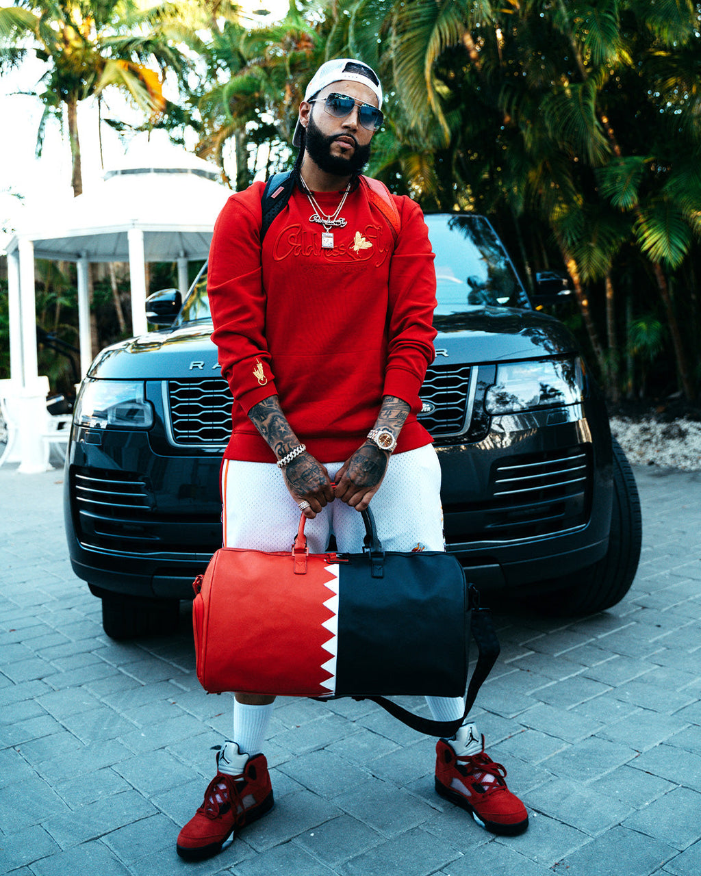 Limited Edition VERTICAL SHARK CUT & SEW DUFFLE