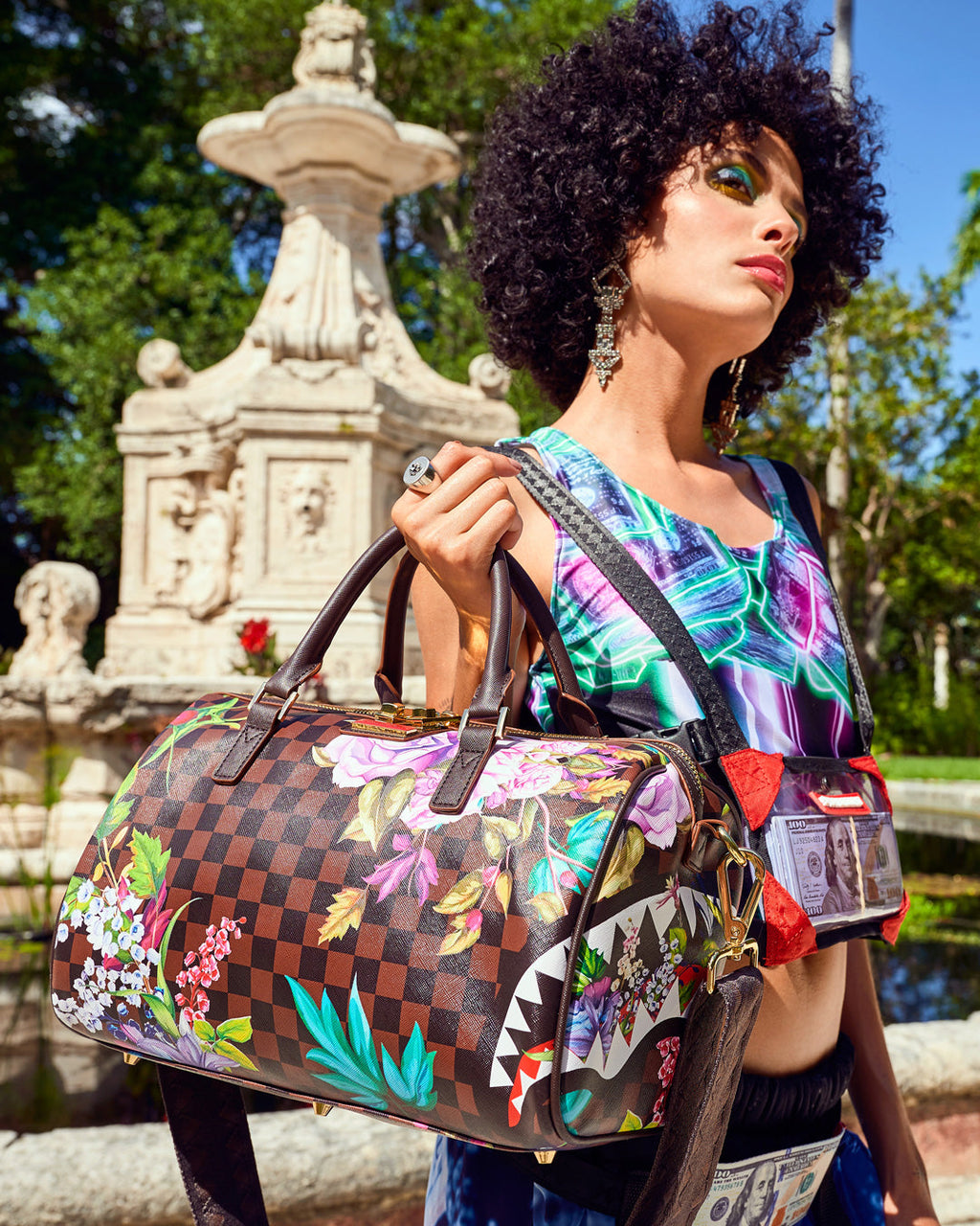 Limited Edition GARDEN OF SHARKS MINI DUFFLE