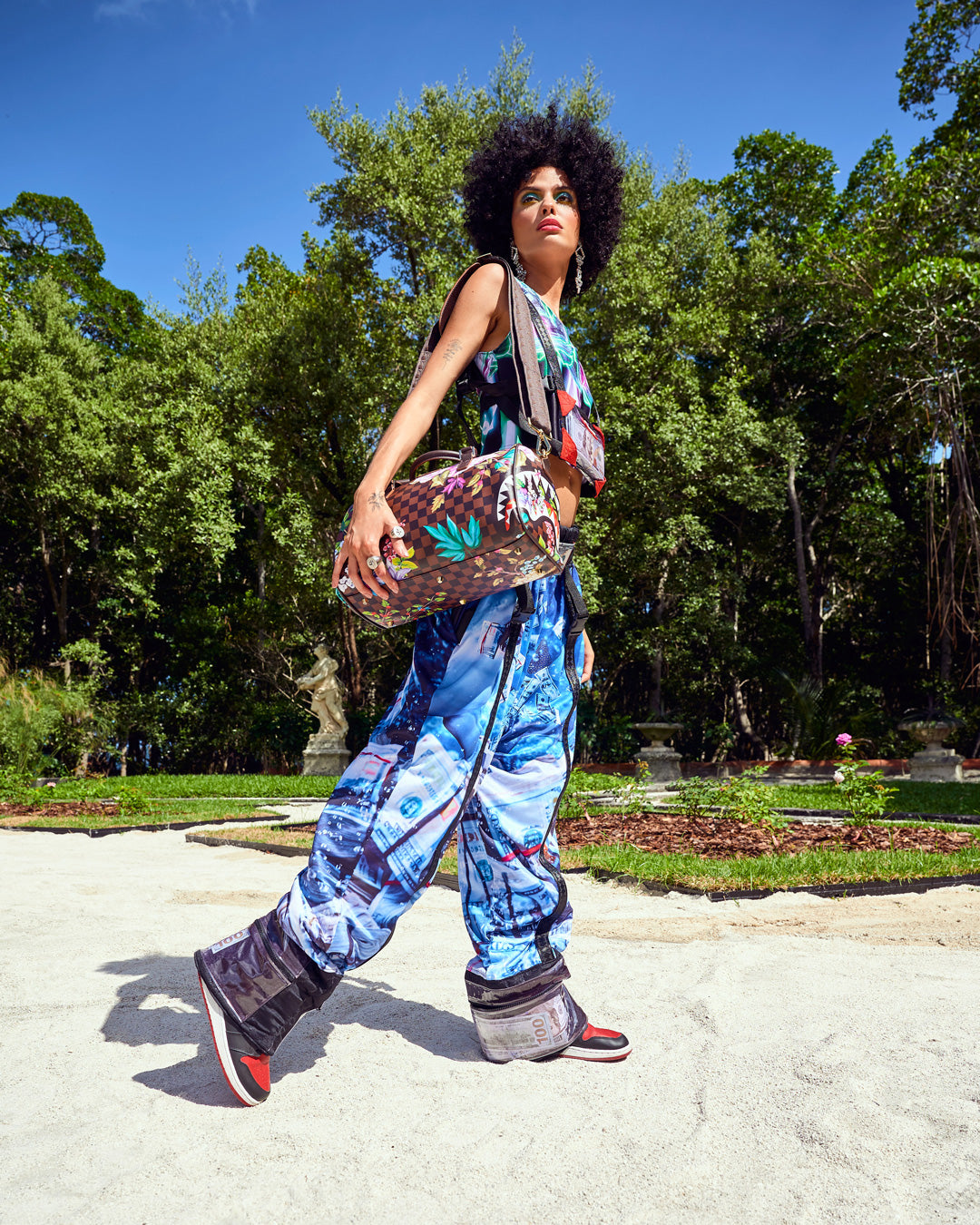 Limited Edition GARDEN OF SHARKS MINI DUFFLE