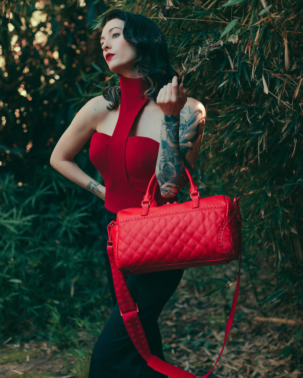 Limited Edition RED RIVIERA MINI DUFFLE