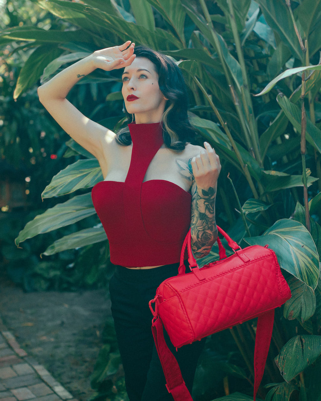 Limited Edition RED RIVIERA MINI DUFFLE