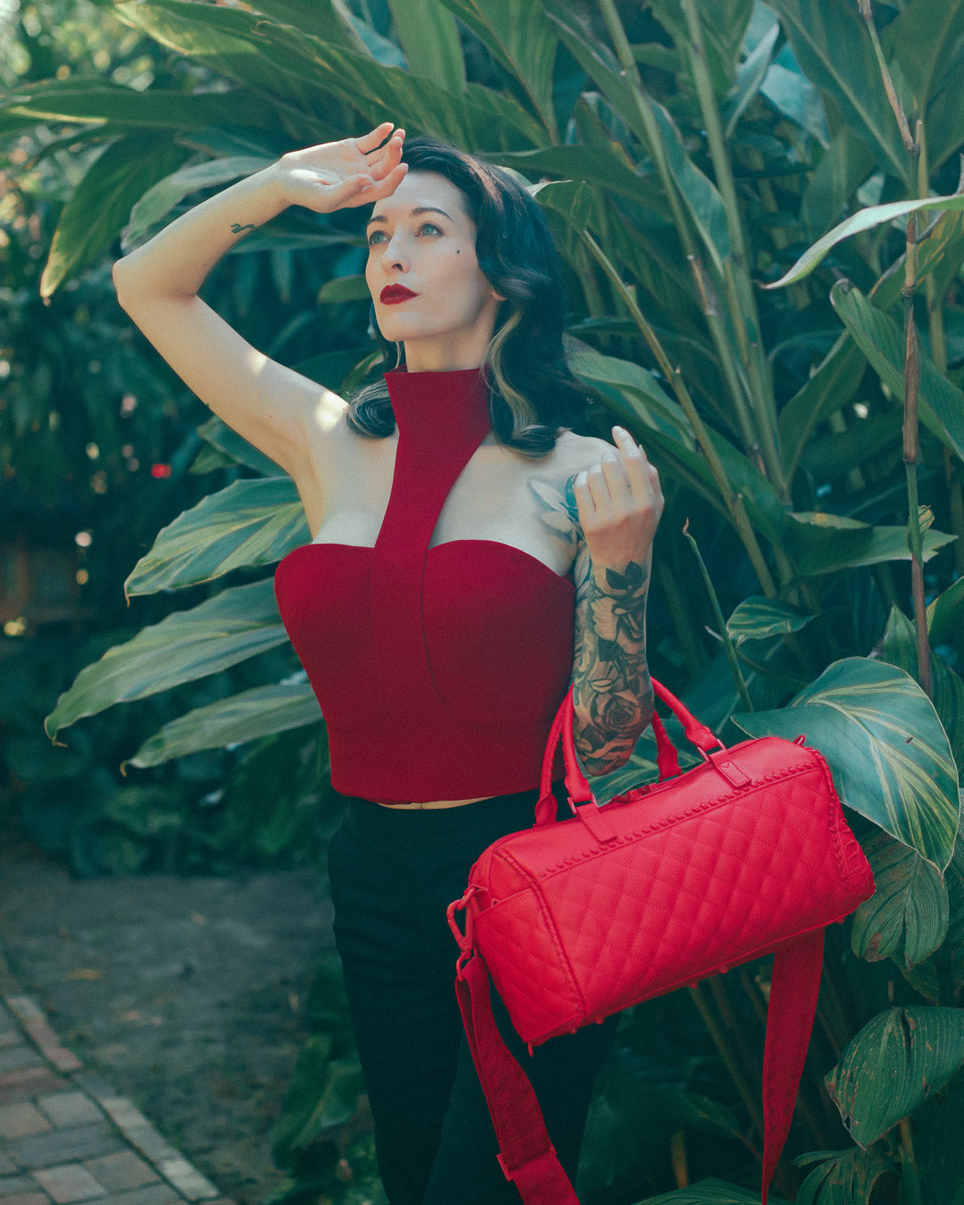 Limited Edition RED RIVIERA MINI DUFFLE