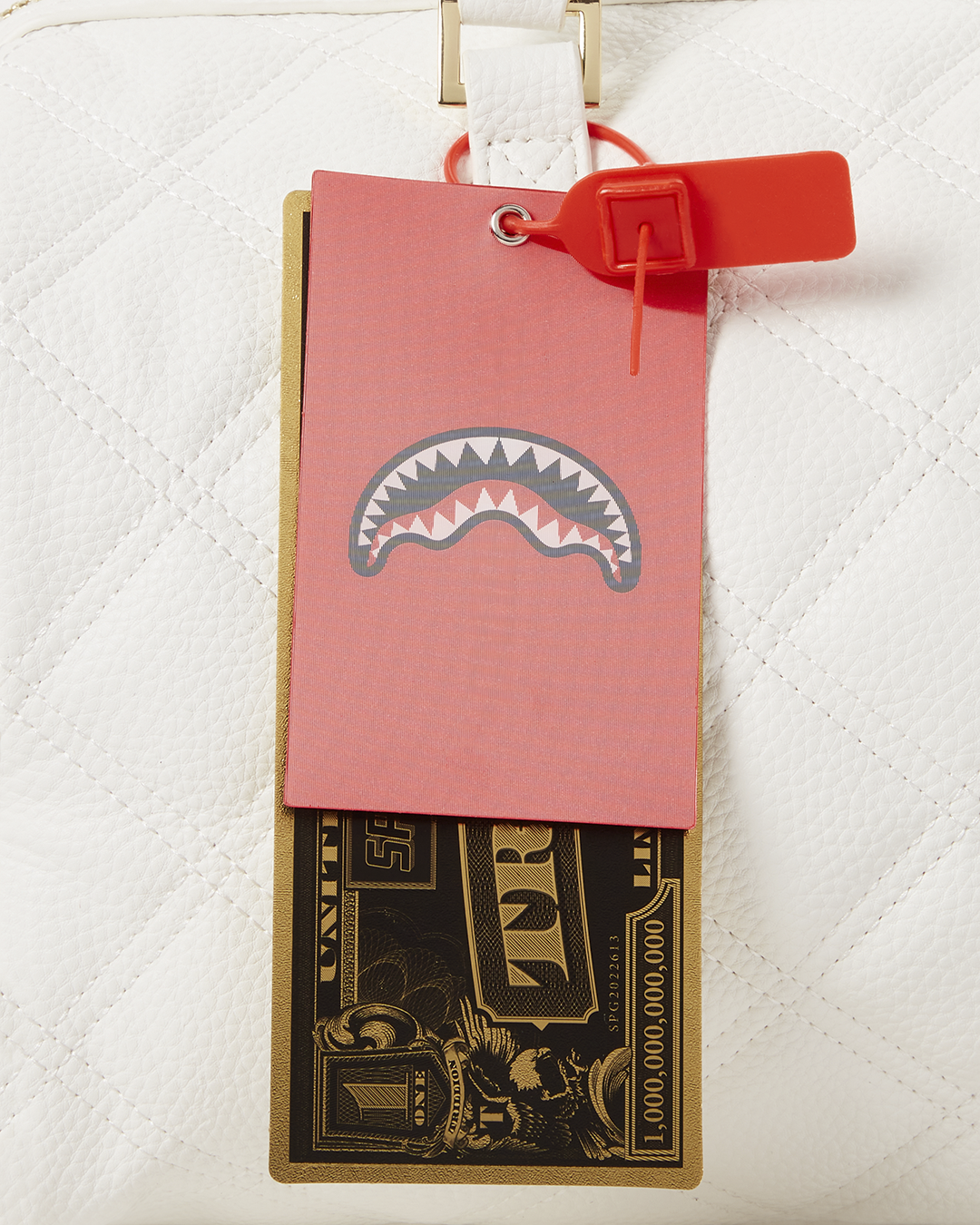 Limited Edition RIVIERA LE BLANC GOLD CHAIN SHARK DUFFLE