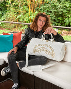 Limited Edition RIVIERA LE BLANC GOLD CHAIN SHARK DUFFLE