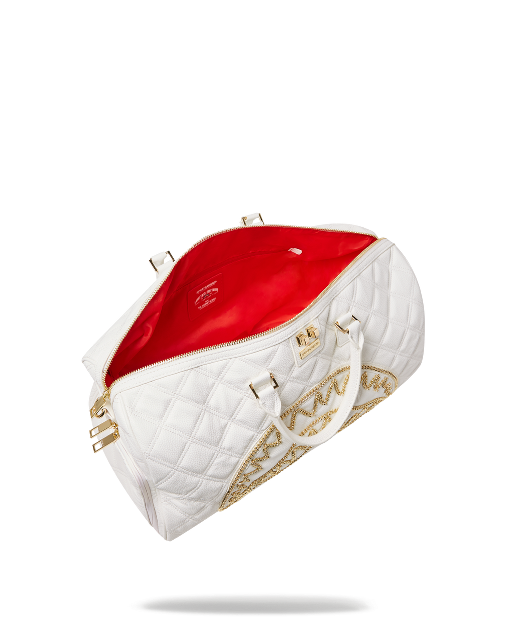 Limited Edition RIVIERA LE BLANC GOLD CHAIN SHARK DUFFLE