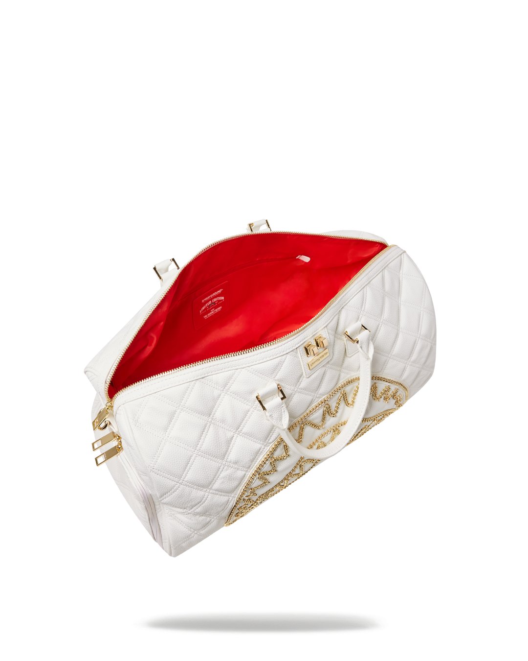 Limited Edition RIVIERA LE BLANC GOLD CHAIN SHARK DUFFLE