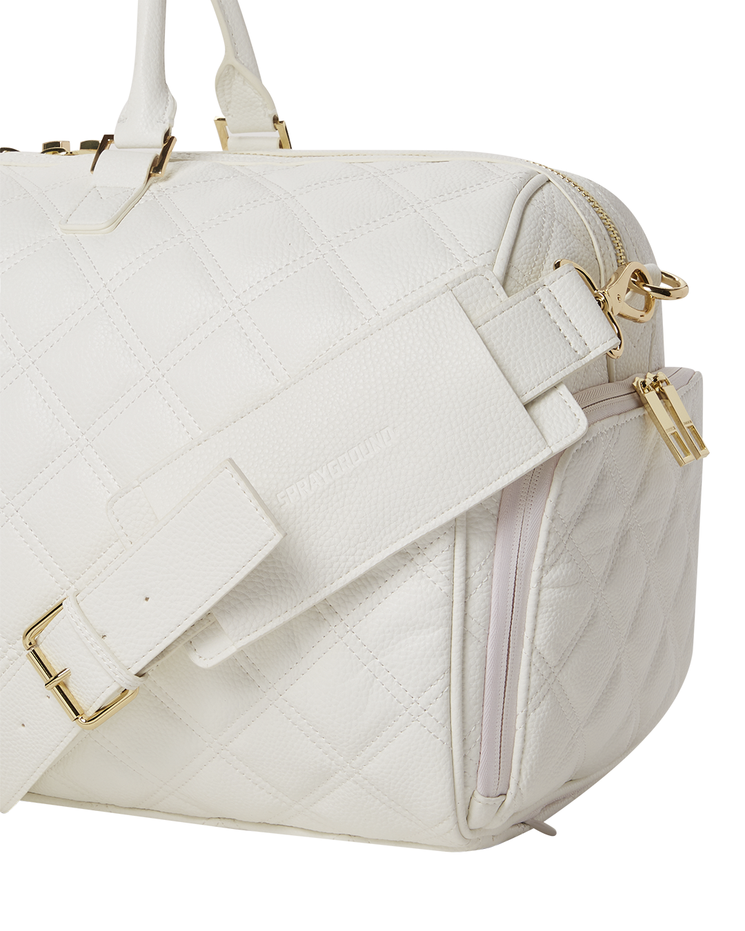 Limited Edition RIVIERA LE BLANC GOLD CHAIN SHARK DUFFLE