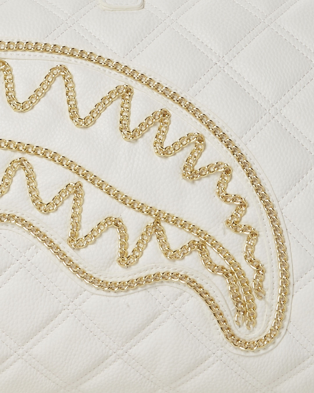 Limited Edition RIVIERA LE BLANC GOLD CHAIN SHARK DUFFLE