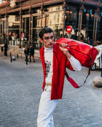 Limited Edition MONEY PATTERN BRICK DUFFLE