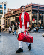 Limited Edition MONEY PATTERN BRICK DUFFLE