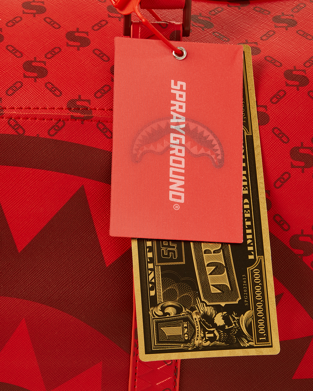 Limited Edition MONEY PATTERN BRICK DUFFLE