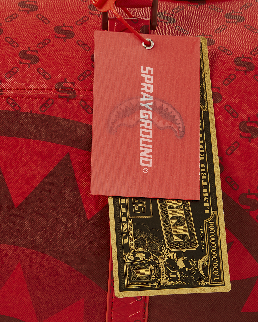 Limited Edition MONEY PATTERN BRICK DUFFLE