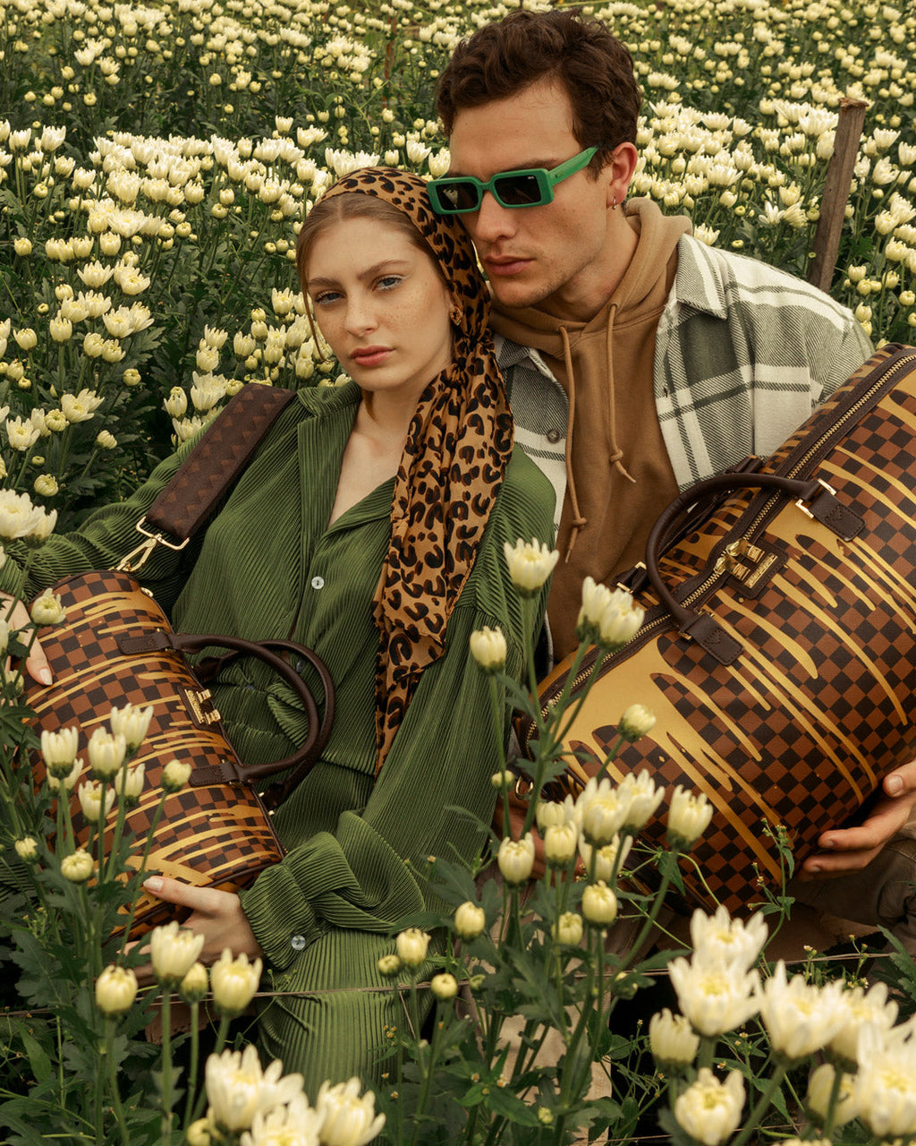 Limited Edition PARIS PAINT EMPEROR DUFFLE