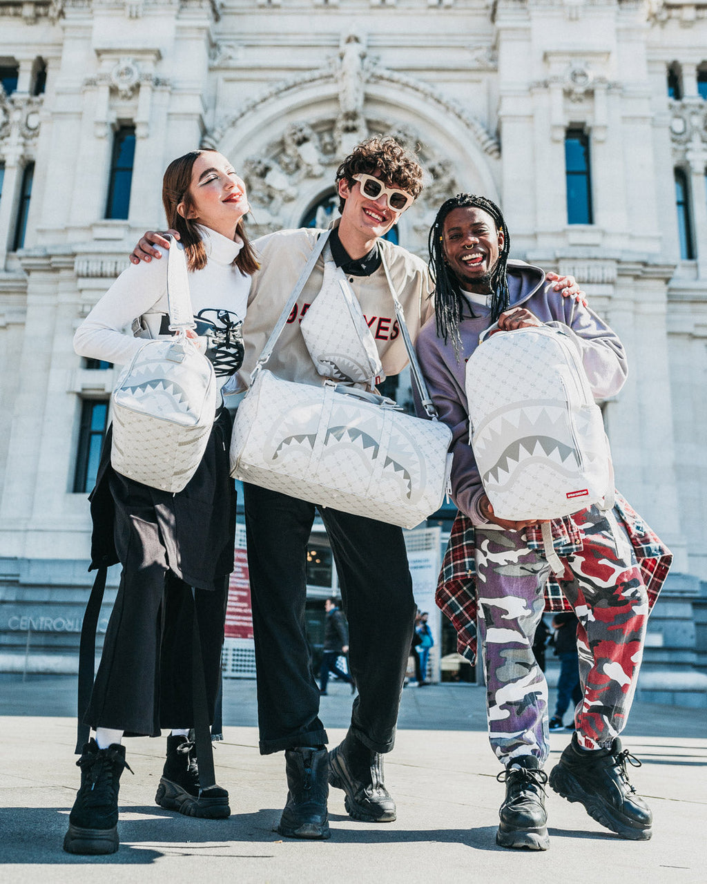 Limited Edition MONEY PATTERN POWDER MINI DUFFLE