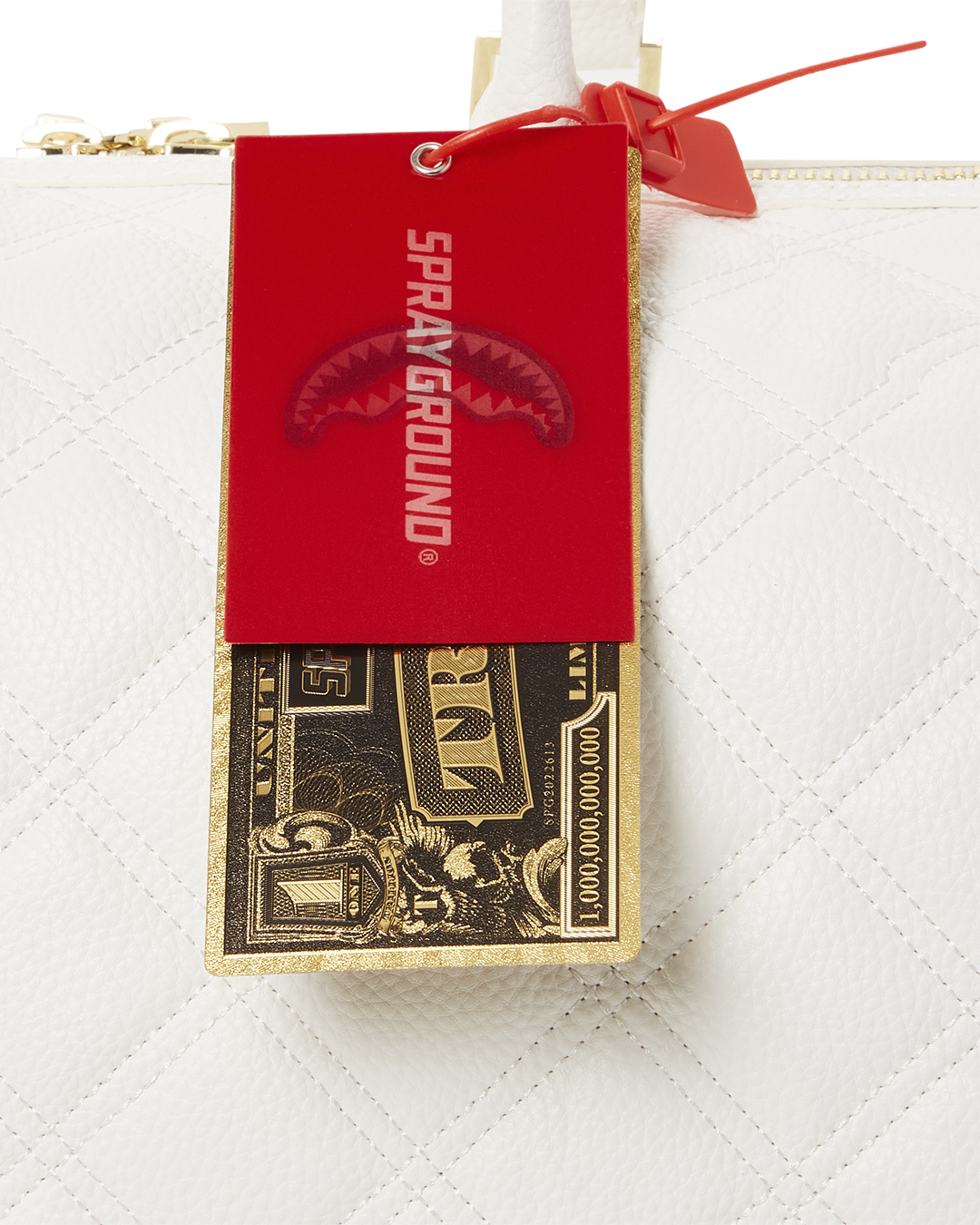 Limited Edition RIVIERA LE BLANC GOLD CHAIN SHARK MINI DUFFLE