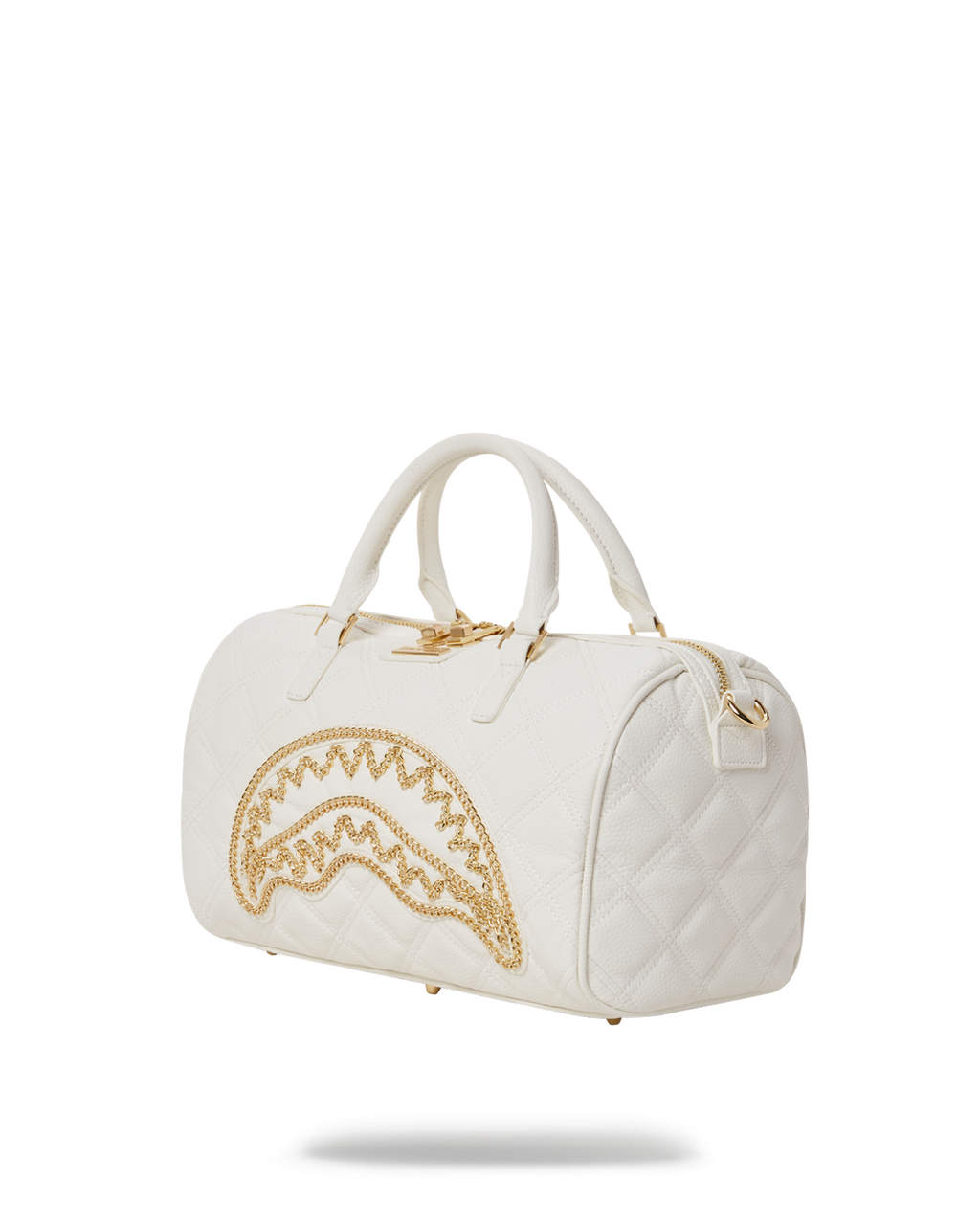 Limited Edition RIVIERA LE BLANC GOLD CHAIN SHARK MINI DUFFLE