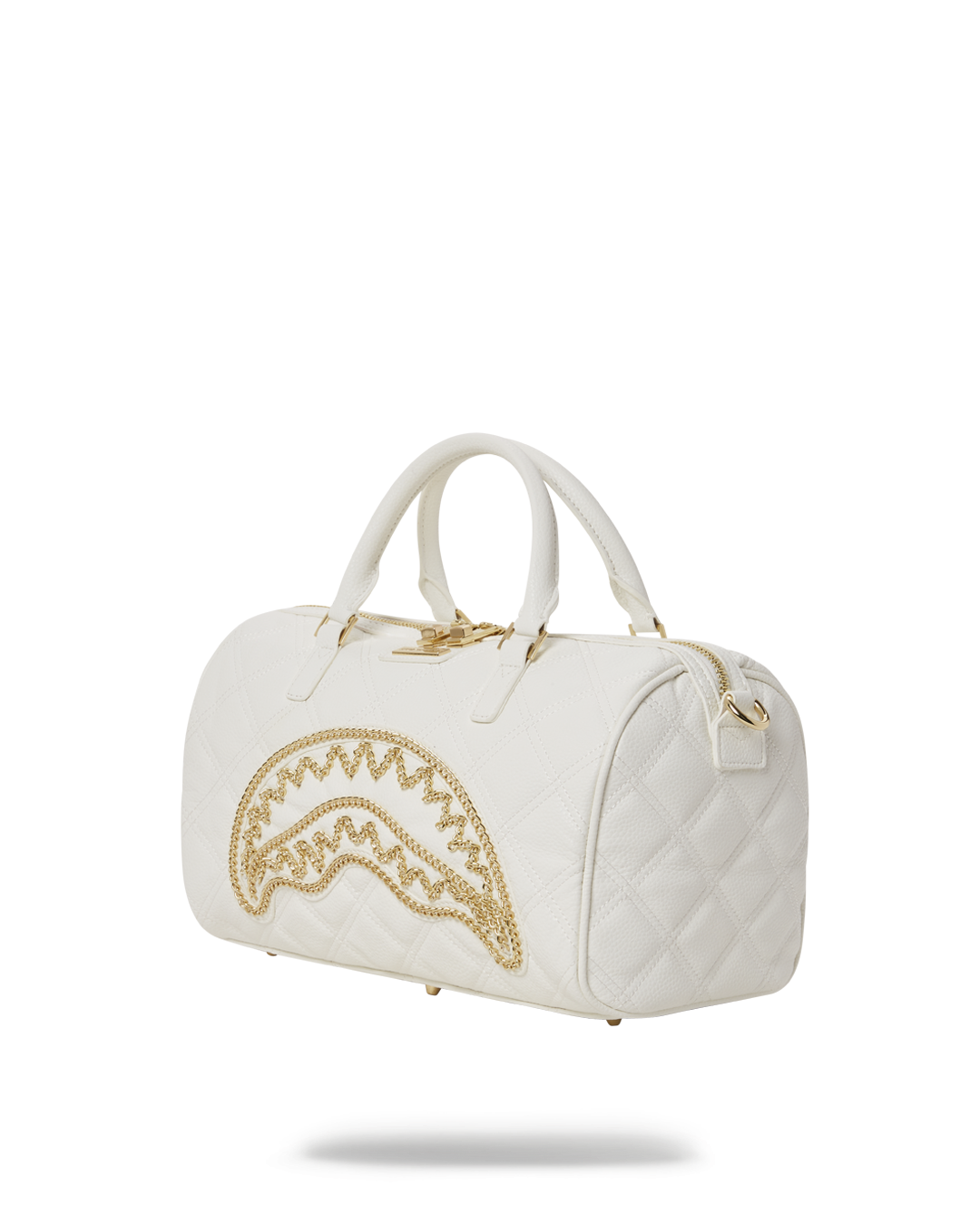 Limited Edition RIVIERA LE BLANC GOLD CHAIN SHARK MINI DUFFLE