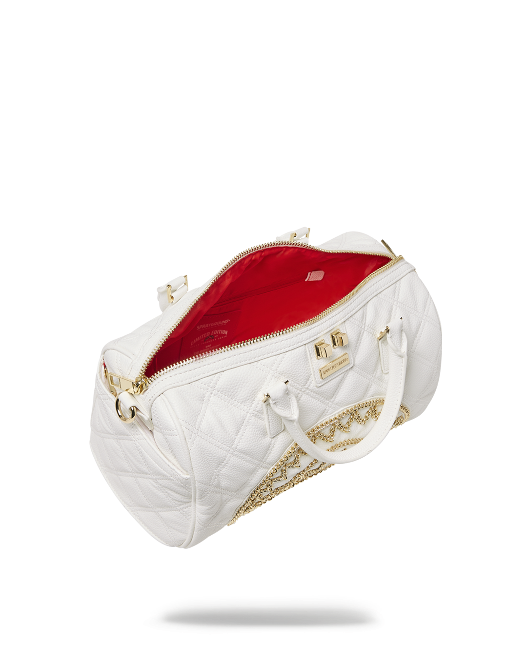 Limited Edition RIVIERA LE BLANC GOLD CHAIN SHARK MINI DUFFLE