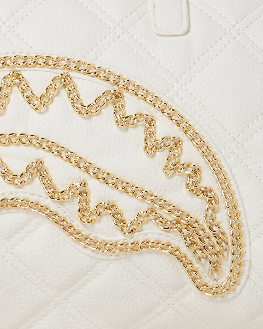 Limited Edition RIVIERA LE BLANC GOLD CHAIN SHARK MINI DUFFLE