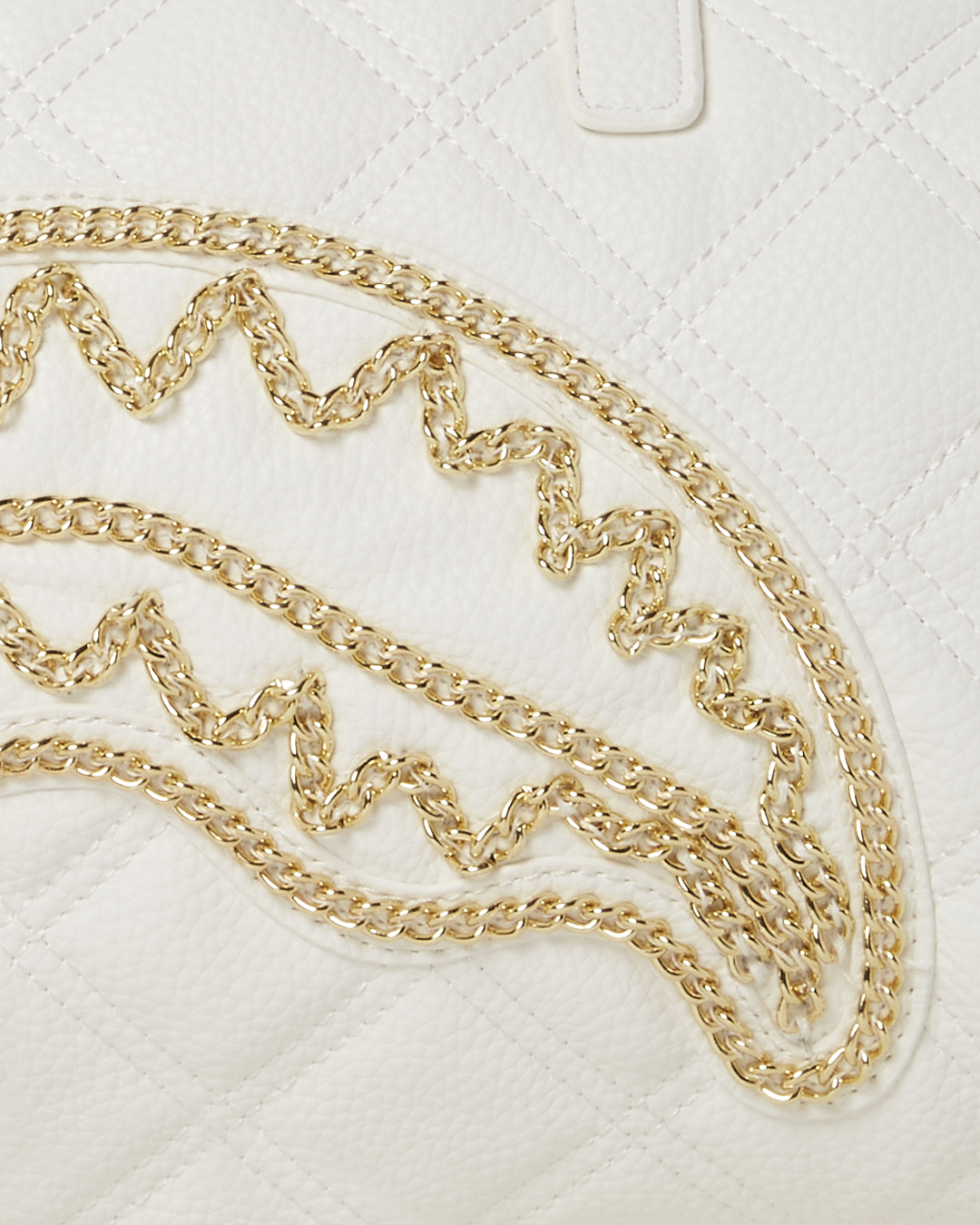 Limited Edition RIVIERA LE BLANC GOLD CHAIN SHARK MINI DUFFLE