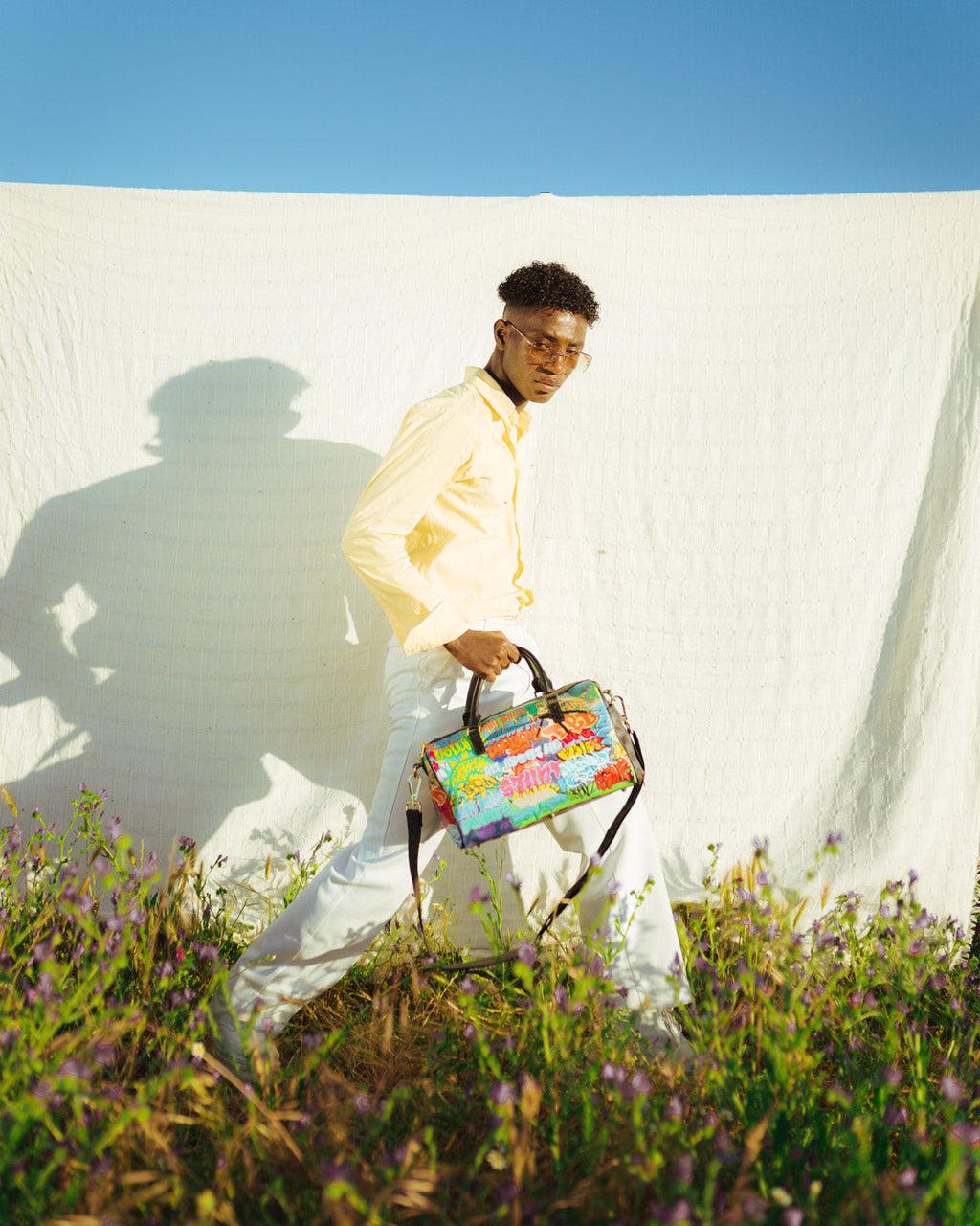 Limited Edition ASTROMANE SHARKS IN SPACE MINI DUFFLE