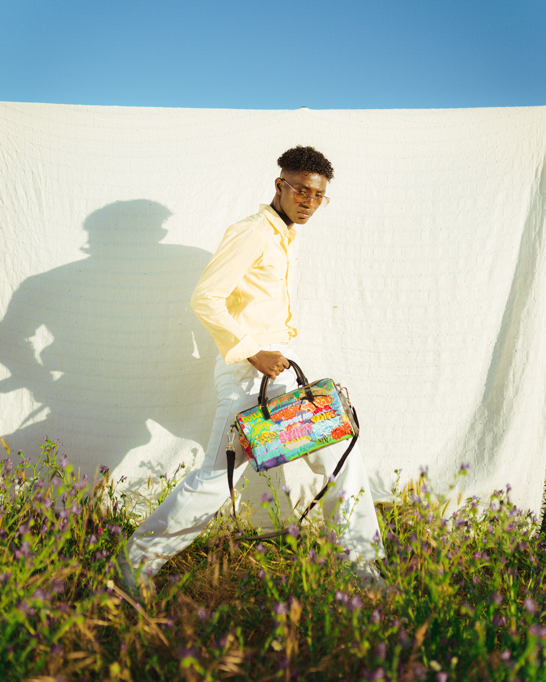 Limited Edition ASTROMANE SHARKS IN SPACE MINI DUFFLE
