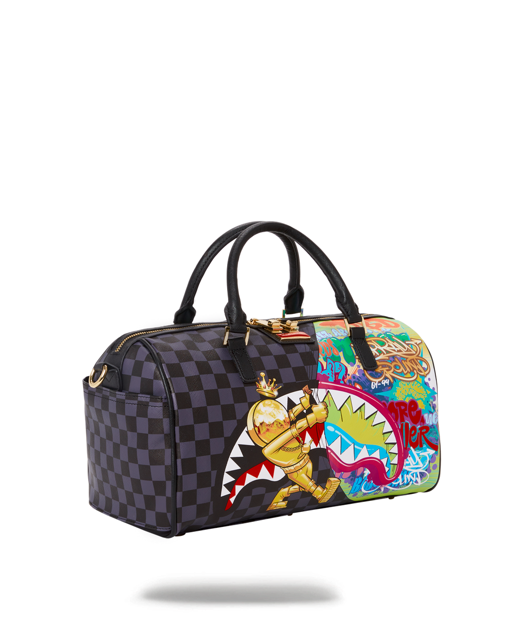 Limited Edition ASTROMANE SHARKS IN SPACE MINI DUFFLE