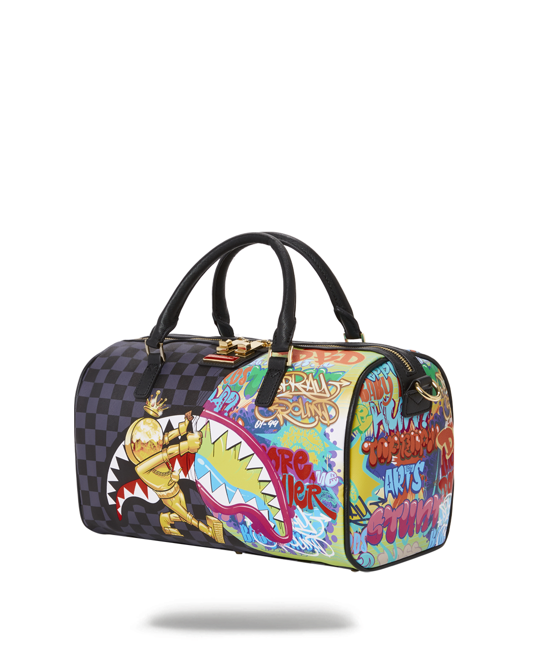 Limited Edition ASTROMANE SHARKS IN SPACE MINI DUFFLE