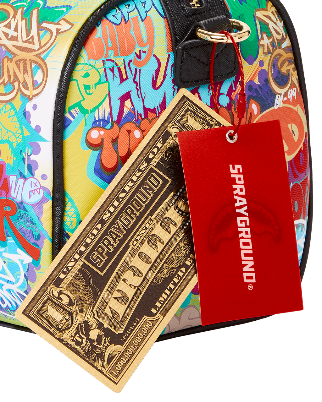 Limited Edition ASTROMANE SHARKS IN SPACE MINI DUFFLE
