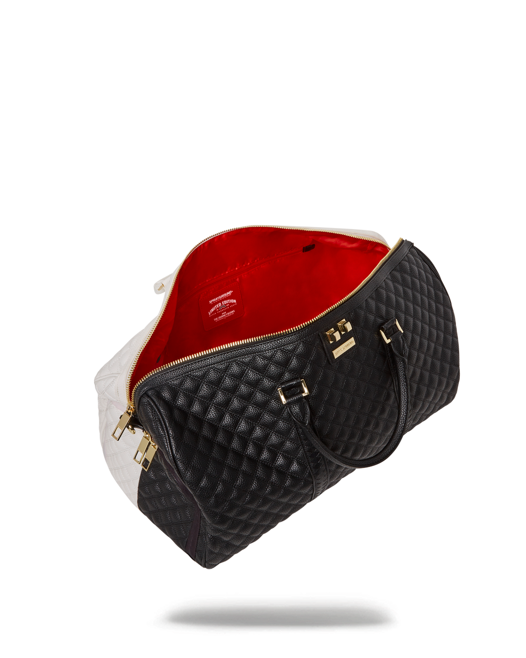Limited Edition LEVELED UP SPLIT QUILT SHARK DUFFLE