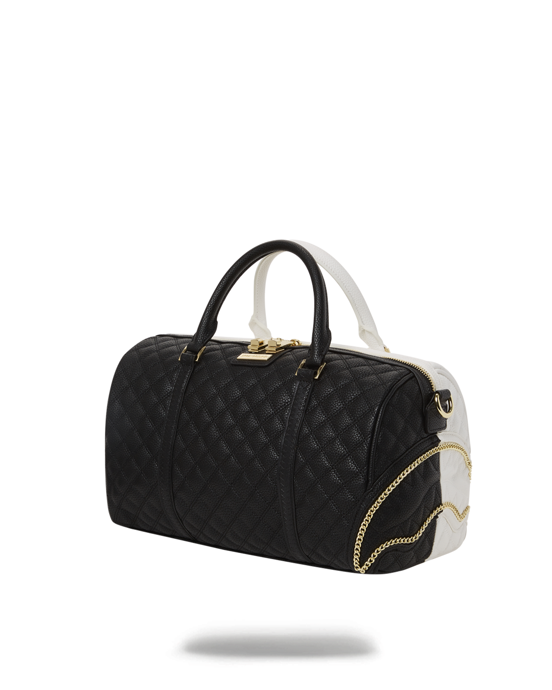 Limited Edition LEVELED UP SPLIT QUILT SHARK MINI DUFFLE