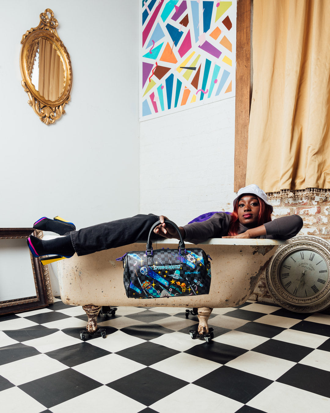 Limited Edition WTF ALIEN INVASION MINI DUFFLE