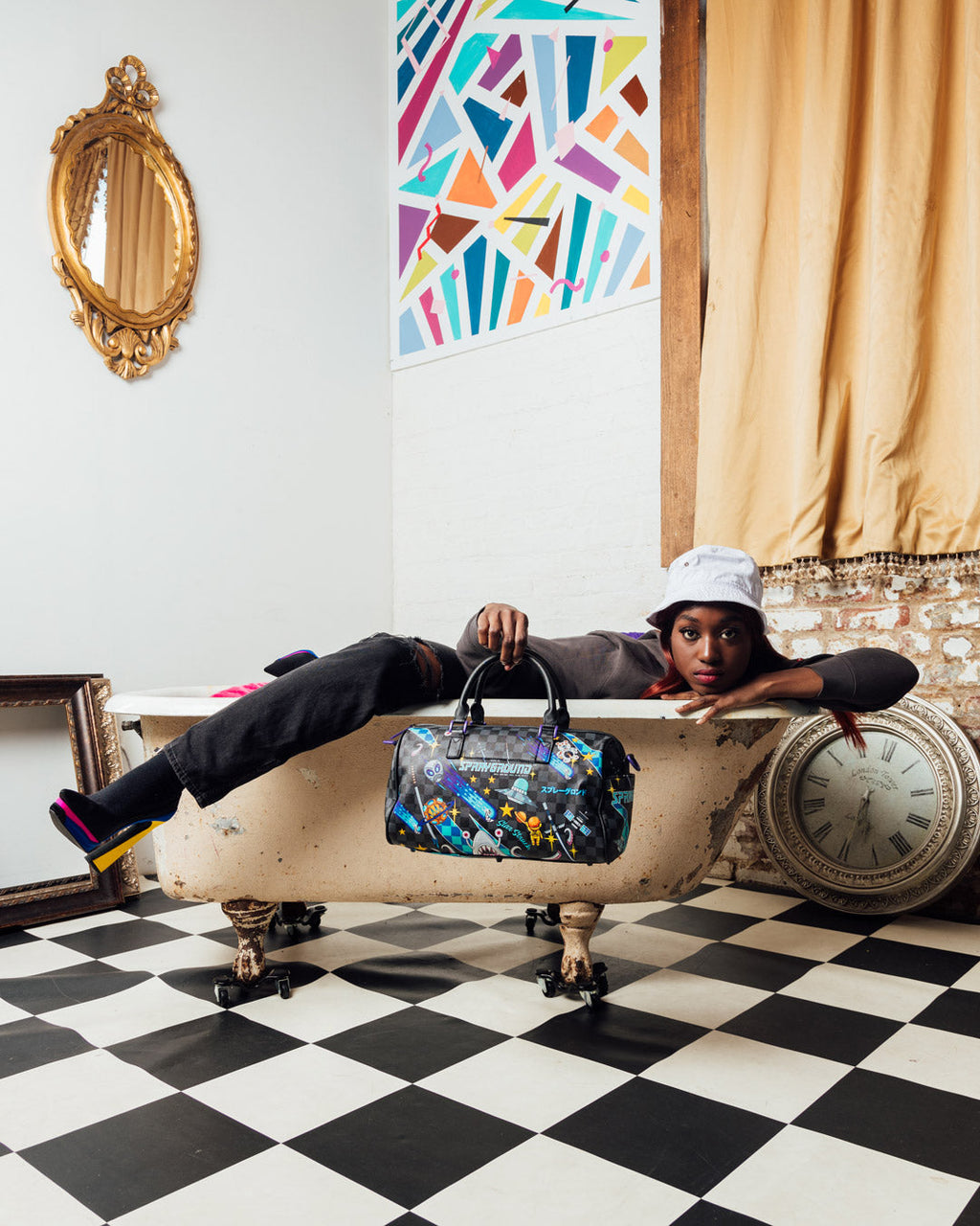 Limited Edition WTF ALIEN INVASION MINI DUFFLE
