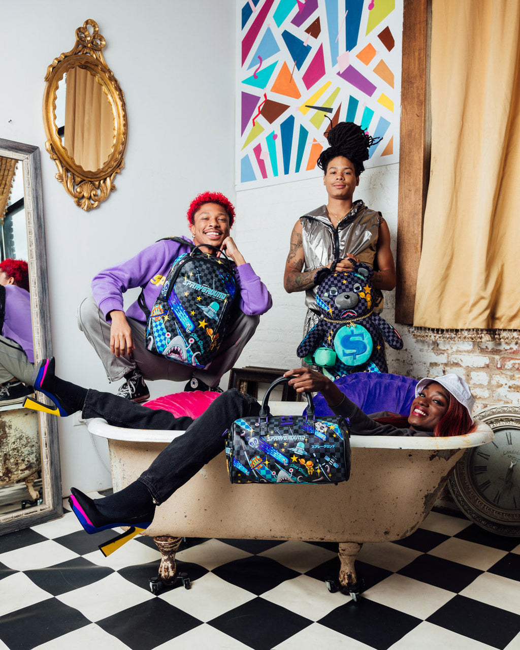 Limited Edition WTF ALIEN INVASION MINI DUFFLE