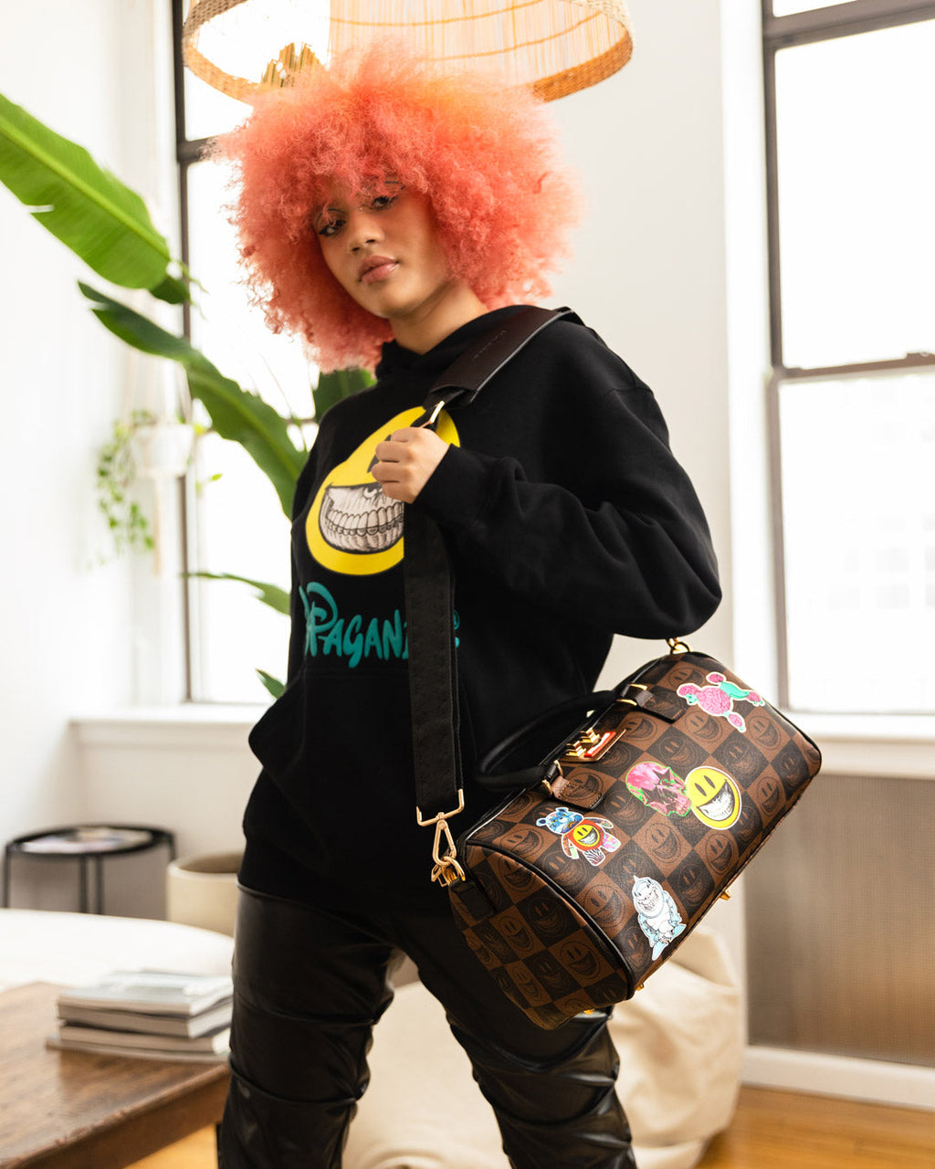 Limited Edition GLOBAL MOGUL POPAGANDA RON ENGLISH EDITION MINI DUFFLE
