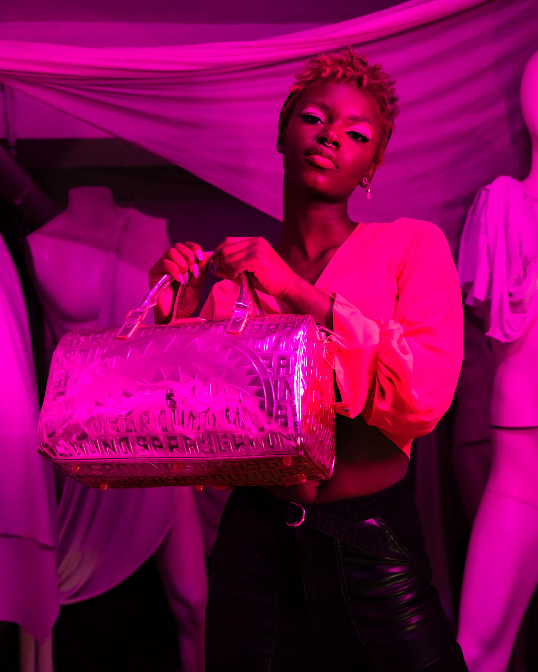 Limited Edition INFINITI PINK DIAMOND MINI DUFFLE