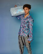 Limited Edition MIRASHAKU IRIDESCENT QUILT DUFFLE