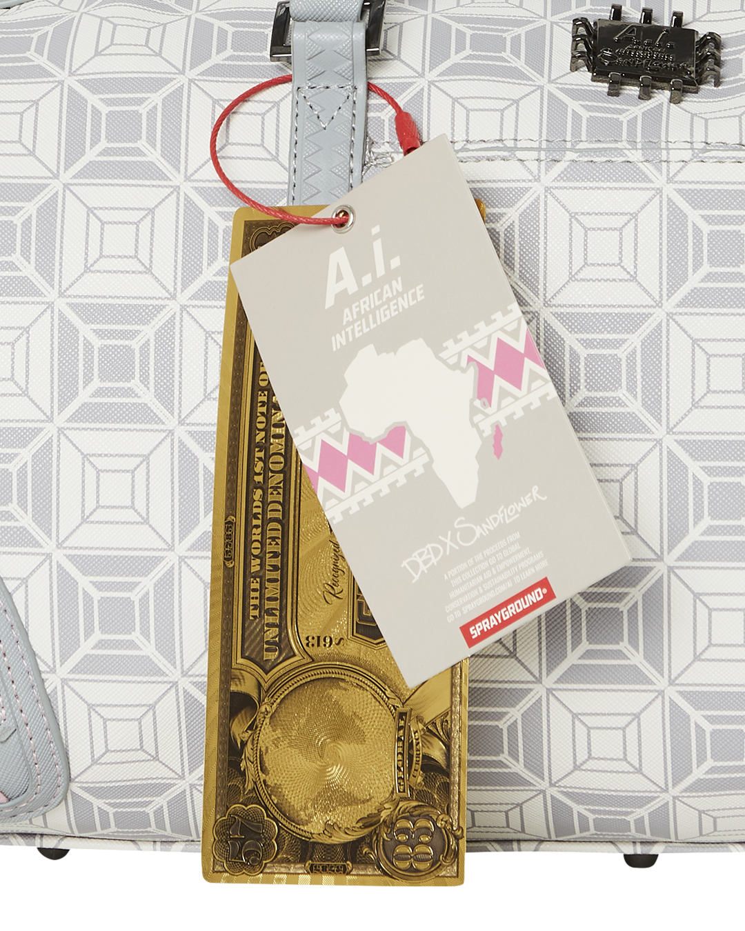 Limited Edition A.I.8 AFRICAN INTELLIGENCE BOOKED & BUSY MINI DUFFLE