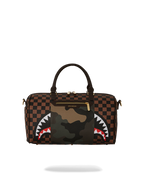 Limited Edition EXTERIOR GOLD ZIP POCKET SHARKS IN PARIS MINI DUFFLE