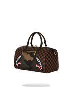 Limited Edition EXTERIOR GOLD ZIP POCKET SHARKS IN PARIS MINI DUFFLE