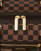 Limited Edition EXTERIOR GOLD ZIP POCKET SHARKS IN PARIS MINI DUFFLE