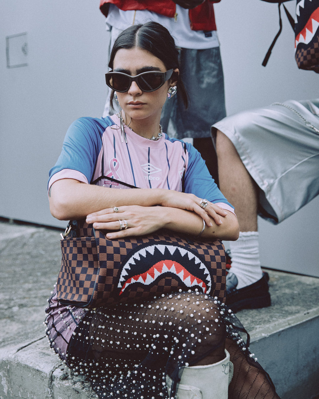 Limited Edition KYOTOKNIT SHARKS IN PARIS MINI DUFFLE
