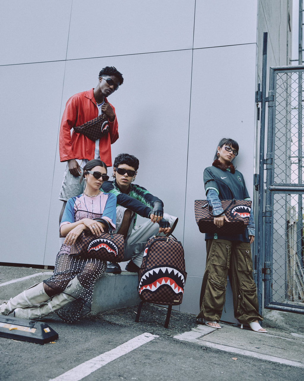 Limited Edition KYOTOKNIT SHARKS IN PARIS MINI DUFFLE