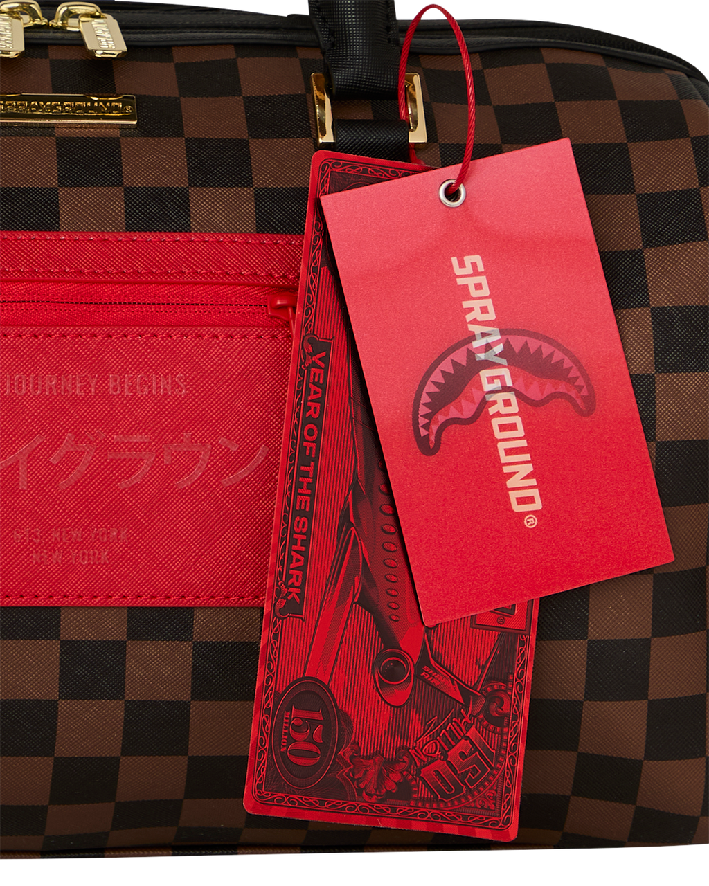 Limited Edition KATANA CHECK BOSS MINI DUFFLE