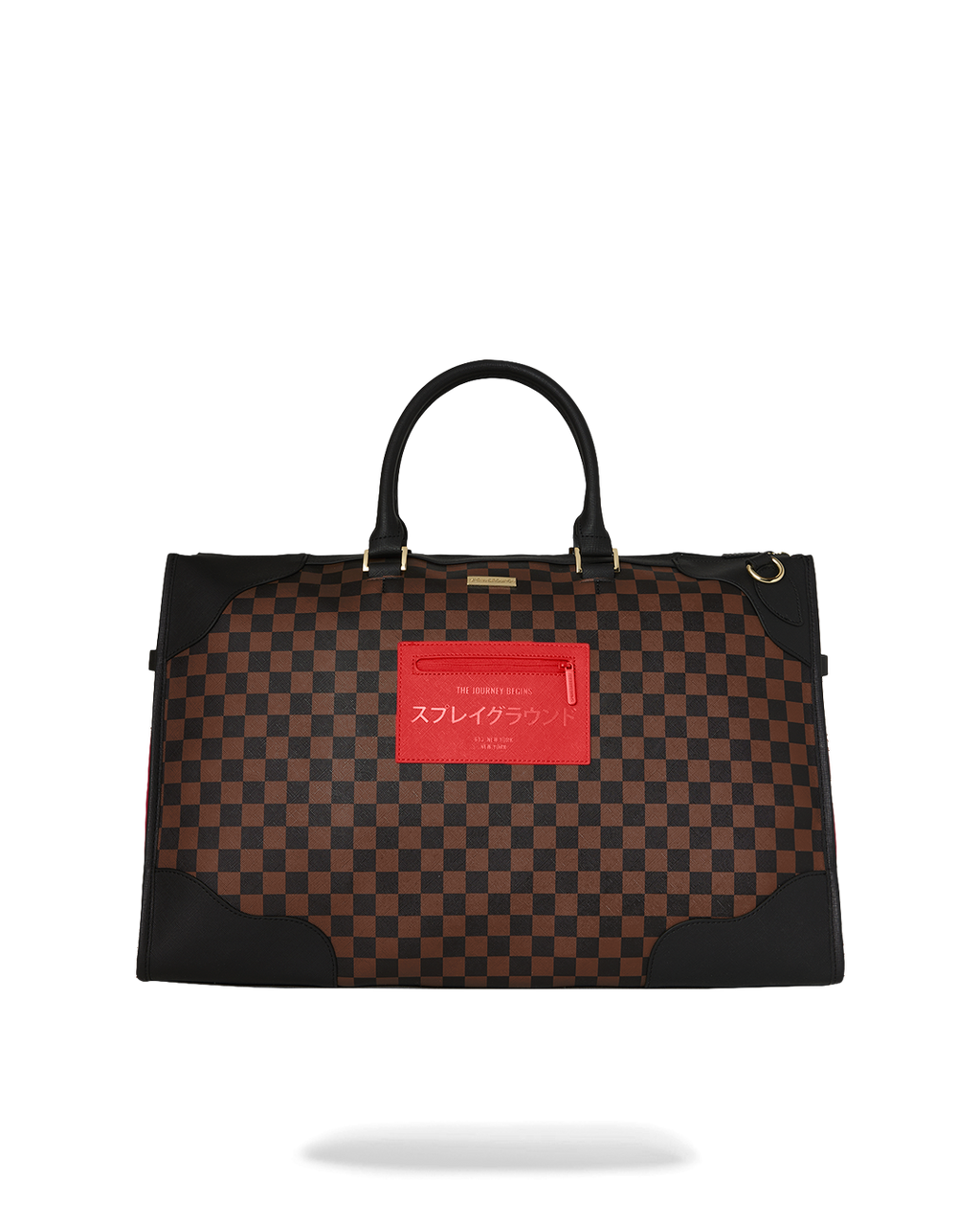 Limited Edition KATANA CHECK BOSS PYRAMID DUFFLE