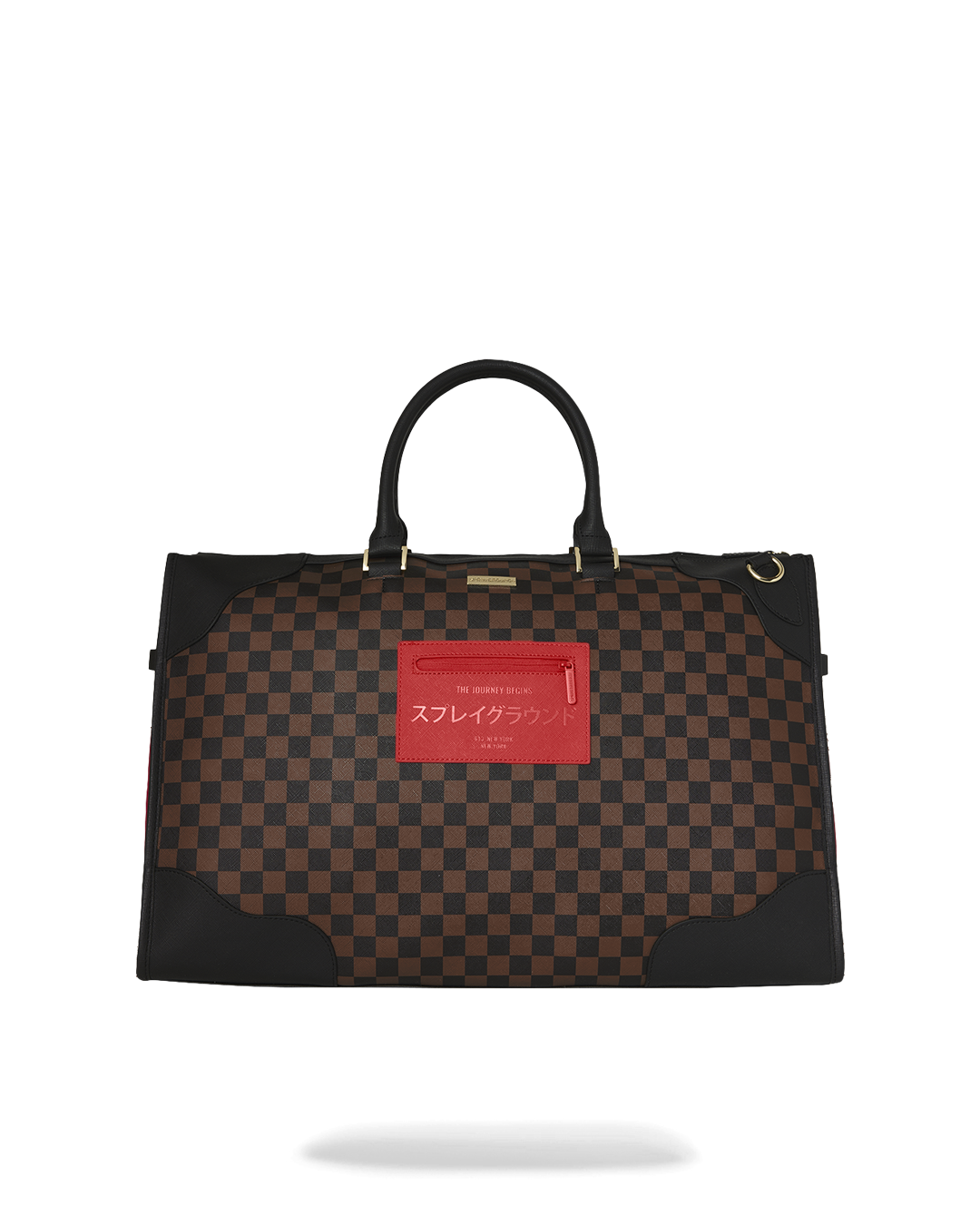 Limited Edition KATANA CHECK BOSS PYRAMID DUFFLE