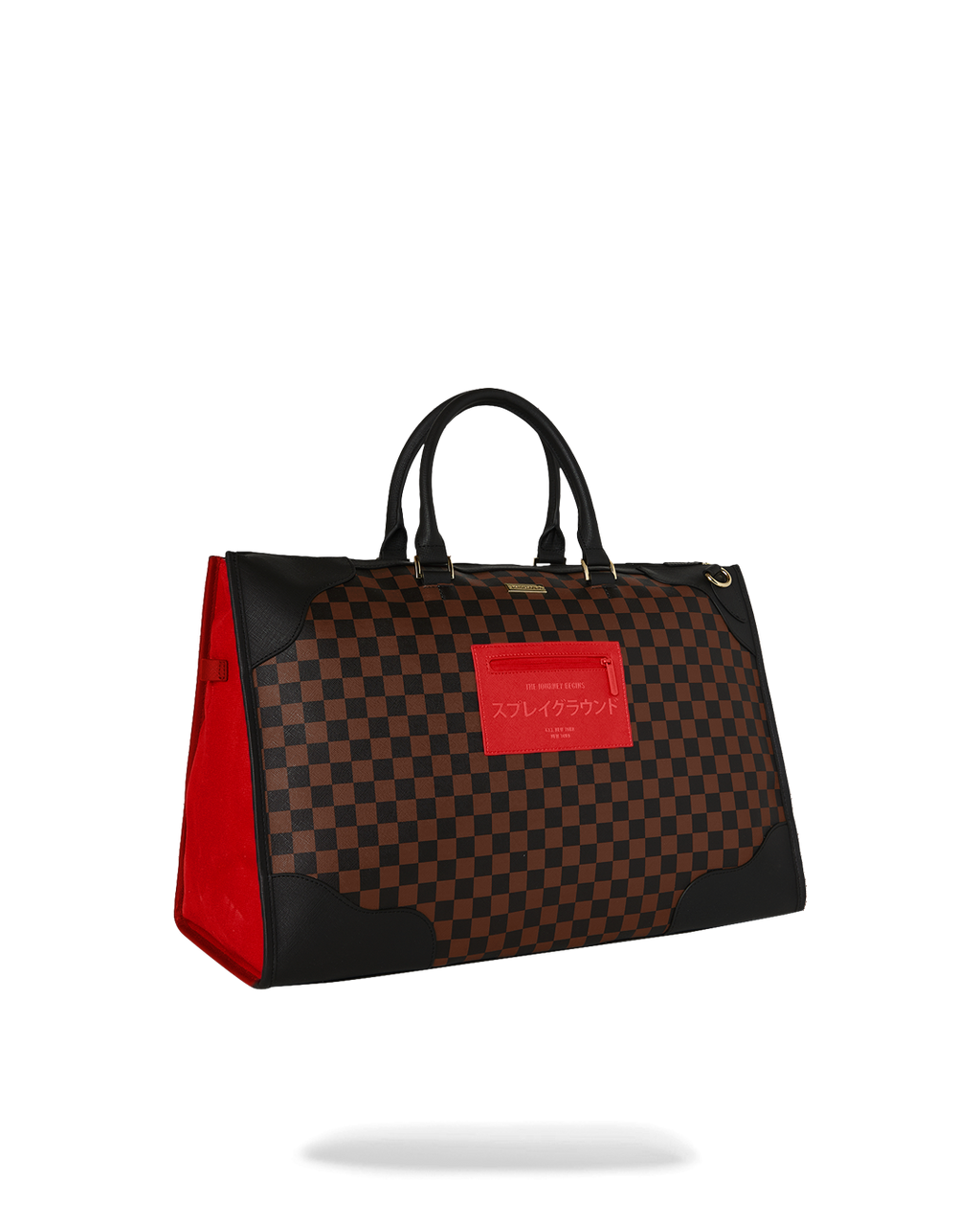 Limited Edition KATANA CHECK BOSS PYRAMID DUFFLE