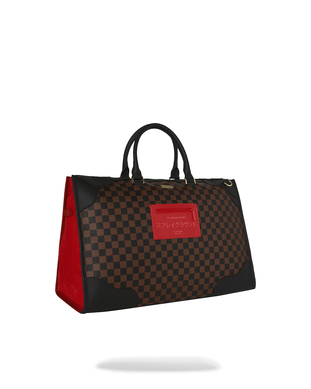 Limited Edition KATANA CHECK BOSS PYRAMID DUFFLE