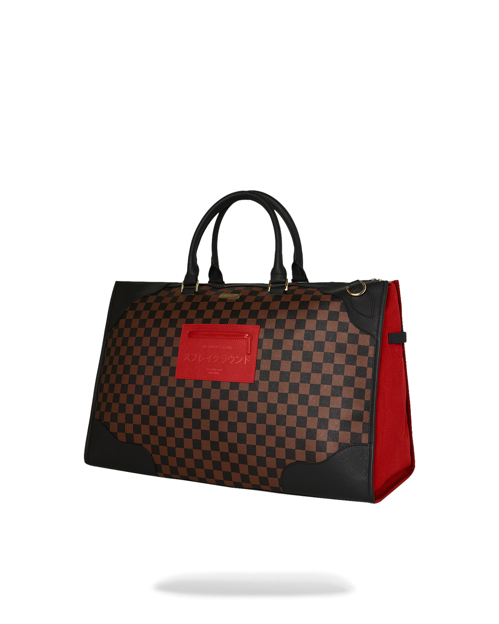 Limited Edition KATANA CHECK BOSS PYRAMID DUFFLE