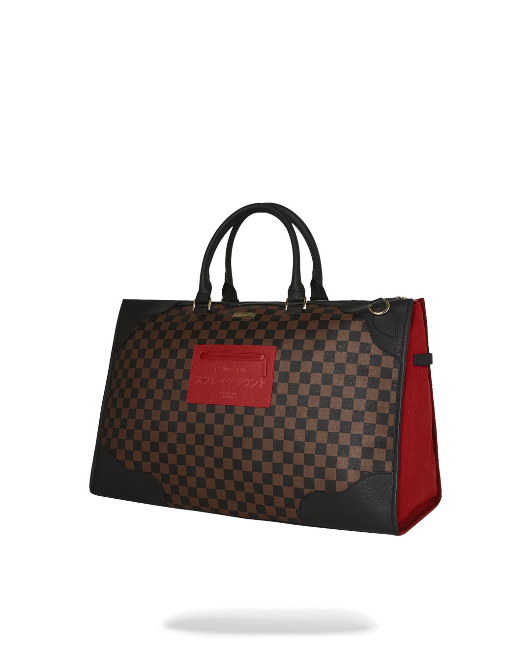 Limited Edition KATANA CHECK BOSS PYRAMID DUFFLE